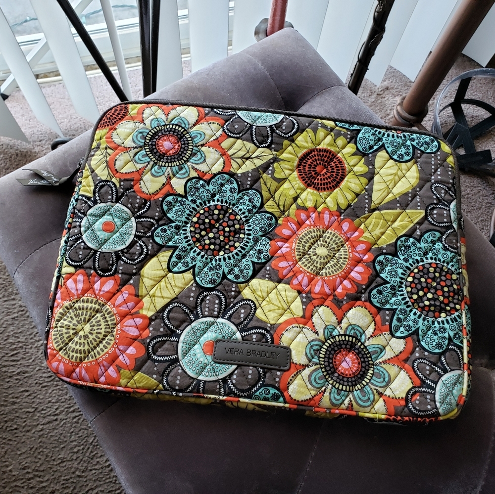 Vera Bradley floral laptop tablet sleeve case